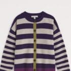 Seasalt Pinwell Striped Cardigan Made With Lambswool