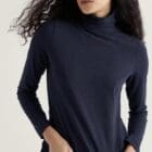 Seasalt Landing Roll Neck Top in GOTS-Certified Organic Cotton