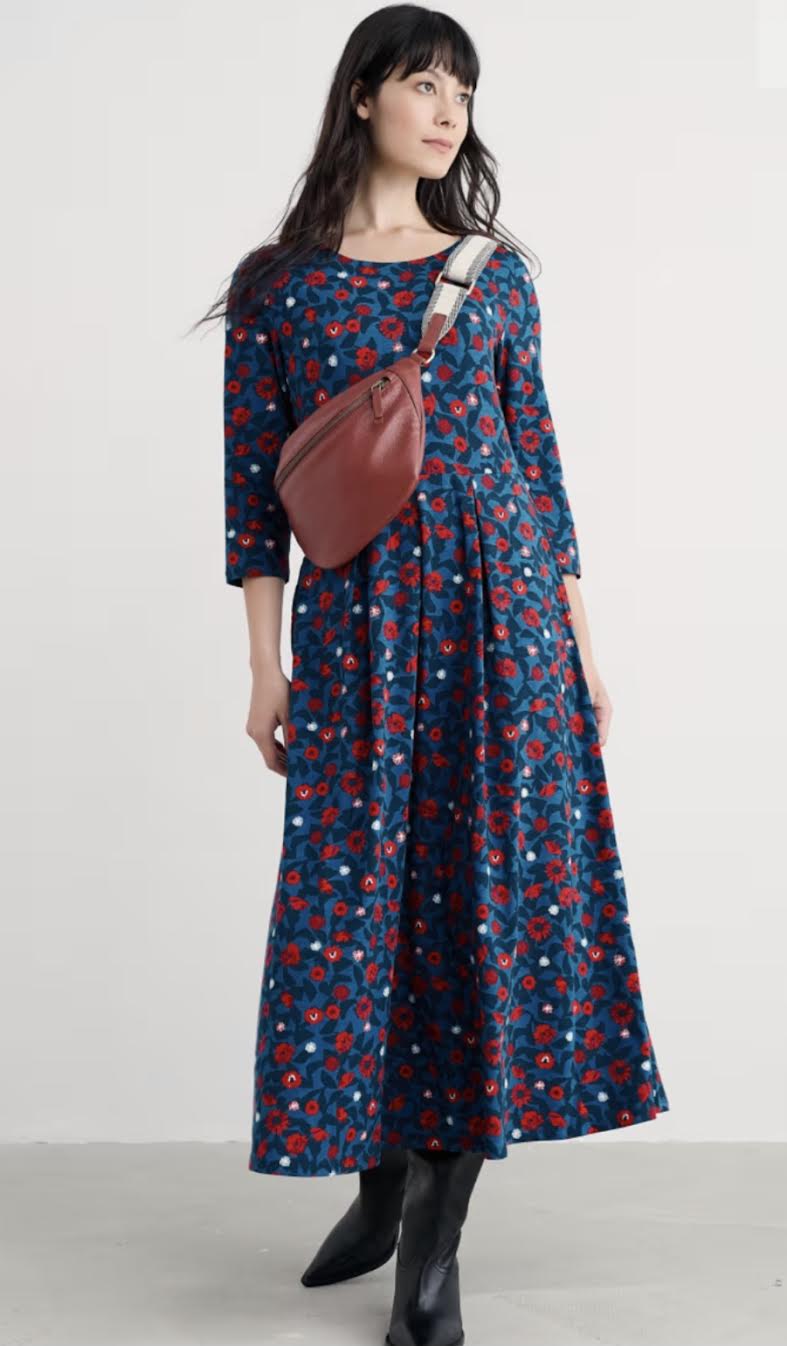 0-22 Seasalt Veronica Midi Dress in GOTS-Certified Organic Cotton Jersey