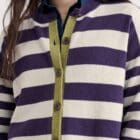 Seasalt Pinwell Striped Cardigan Made With Lambswool