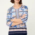 Olsen Hannah Shirt With Placement Print