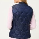 Olsen Vest with Stand-Up Collar And Zipper