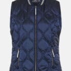 Olsen Vest with Stand-Up Collar And Zipper