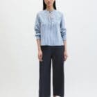 Marc O Polo Crinkle Striped Blouse A-Shape