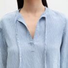 Marc O Polo Crinkle Striped Blouse A-Shape