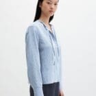 Marc O Polo Crinkle Striped Blouse A-Shape