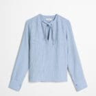 Marc O Polo Crinkle Striped Blouse A-Shape