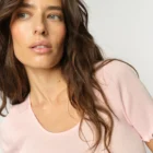 Mos Mosh MMElaine Seamless Silk O-SS Tee