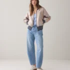 Summum Bomber Jacket In Jacquard Fabric