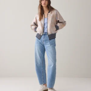 Summum Bomber Jacket In Jacquard Fabric