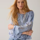 Summum Pleated Top With Print
