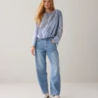Summum Pleated Top With Print