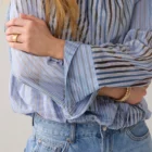 Summum Pleated Top With Print