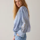 Summum Pleated Top With Print
