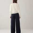 Soft wide-leg trousers
