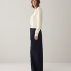 Soft wide-leg trousers
