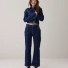 Summum Flared Jeans In Rinse Denim