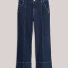 Summum Flared Jeans In Rinse Denim