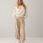 Summum Cocoon-Fit Cotton-Blend Trousers