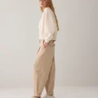 Summum Cocoon-Fit Cotton-Blend Trousers