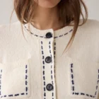 Summum Short Cotton-Blend Cardigan