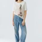 Oui T / Shirt - Cloud Dancer - 96688 - 1006