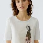 Oui T / Shirt - Cloud Dancer - 96688 - 1006