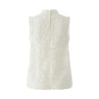 Oui Lace Blouse - Cream - 96796 -1018