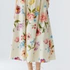 Oui Skirt - White / Red  97098 - 0103