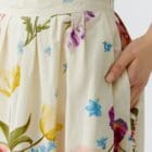 Oui Skirt - White / Red  97098 - 0103