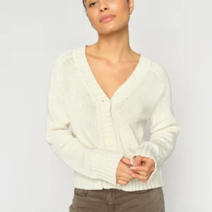 Mos Mosh MMRola Bine V-Neck Knit Cardigan