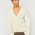 Mos Mosh MMRola Bine V-Neck Knit Cardigan