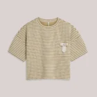 Summum Woman Striped Scuba Top