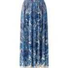 Oui Skirt - Off White Blue 96390 - 0115