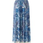 Oui Skirt - Off White Blue 96390 - 0115