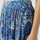 Oui Skirt - Off White Blue 96390 - 0115