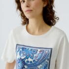 Oui T/Shirt - Cloud Dancer 96414 - 1006