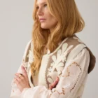 Summum Woman Embroidered Cotton Gilet