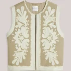 Summum Woman Embroidered Cotton Gilet