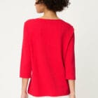 Olsen Hannah Shirt With Checkered Pattern And 3/4 Sleeves - Riviera Mood
