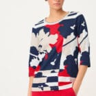 Olsen Hannah Shirt With Panel Print - Riviera Mood
