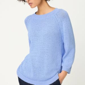 Olsen Henny Sweater with 3/4 sleeves - Riviera Mood
