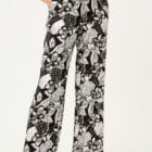 Olsen Anna Wide Trousers With All-Over Design