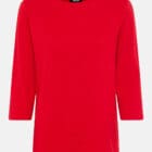 Olsen Hannah Shirt With Checkered Pattern And 3/4 Sleeves - Riviera Mood