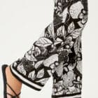 Olsen Anna Wide Trousers With All-Over Design