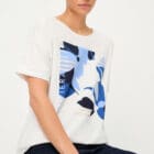 Olsen Cosima Shirt With Placement Print And Decorative Elements - Riviera Mood