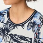 Olsen Cosima Shirt With Panel Print - Riviera Mood