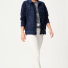 Olsen Jersey Jacket In A Material Mix -Riviera Mood