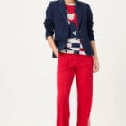 Olsen Hannah Shirt With Panel Print - Riviera Mood