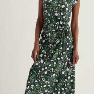 Seasalt Fettling Jersey Tie Detail Midi Dress